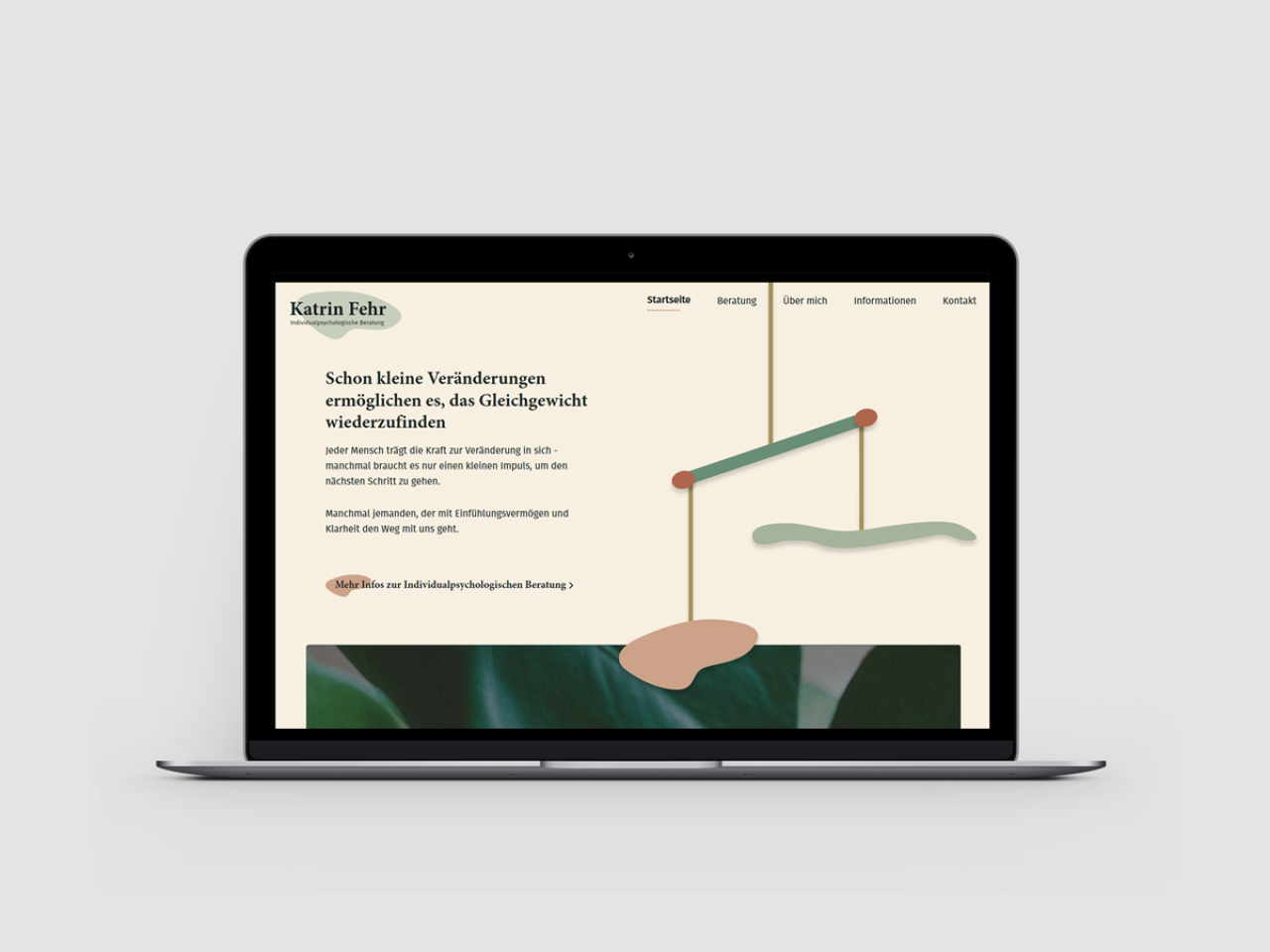 Vorschau Webseite Katrin Fehr Beratung