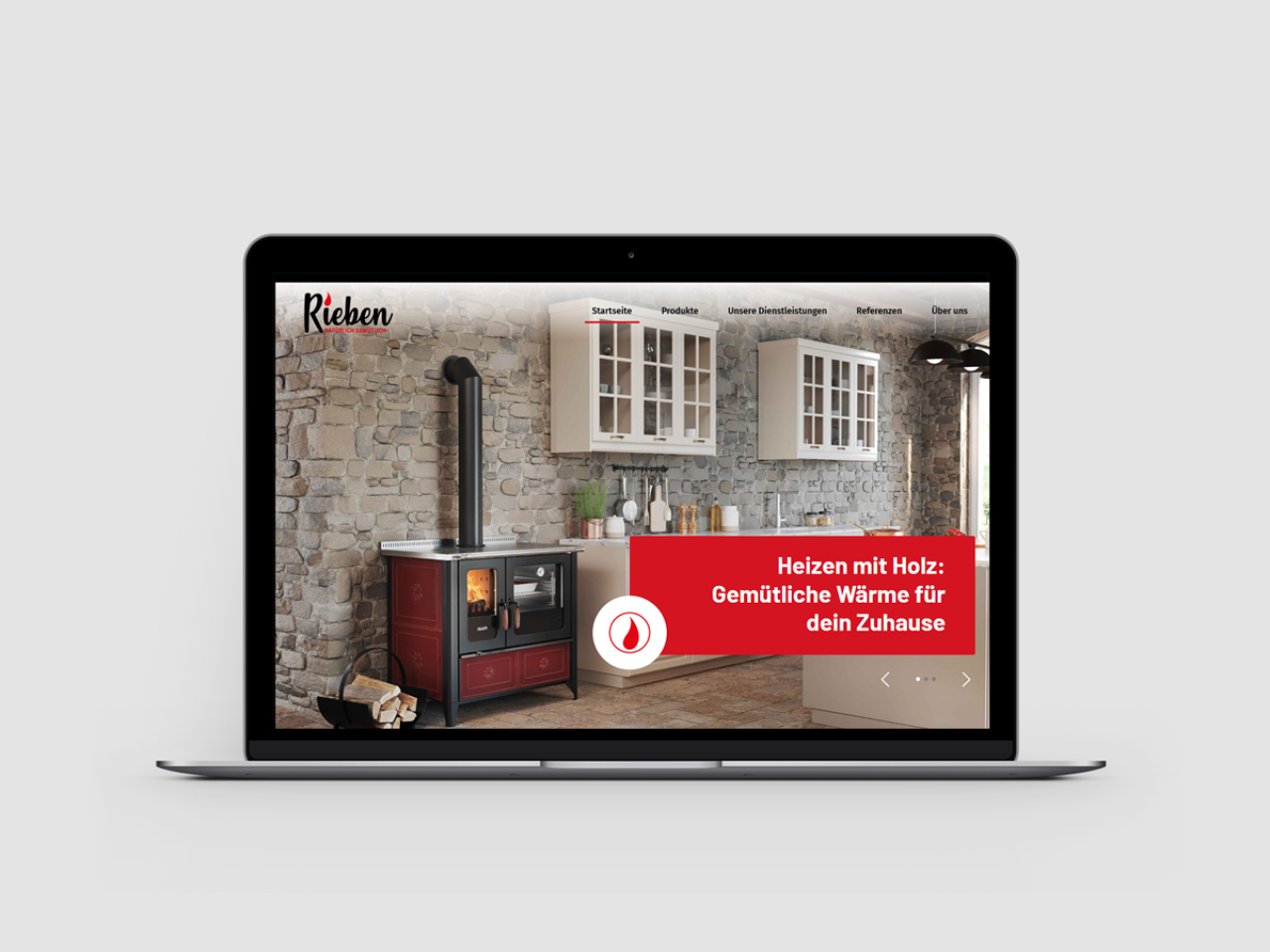 Webseite Vorschau Rieben Ofen